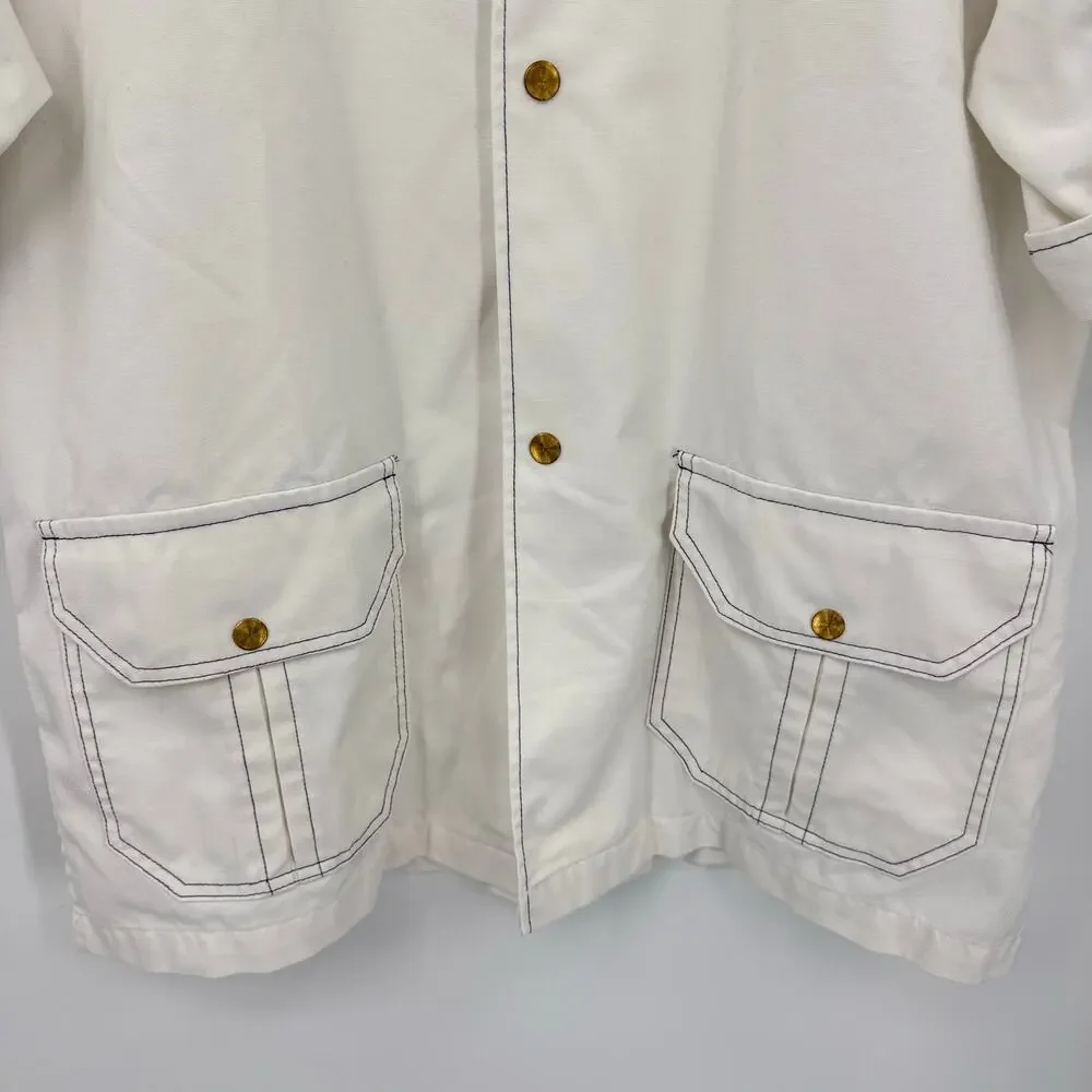 Vintage State O Maine by John Weitz White Shirt & Pool Shorts Mens XL Cabana Set